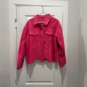 Pink Corduroy Jacket